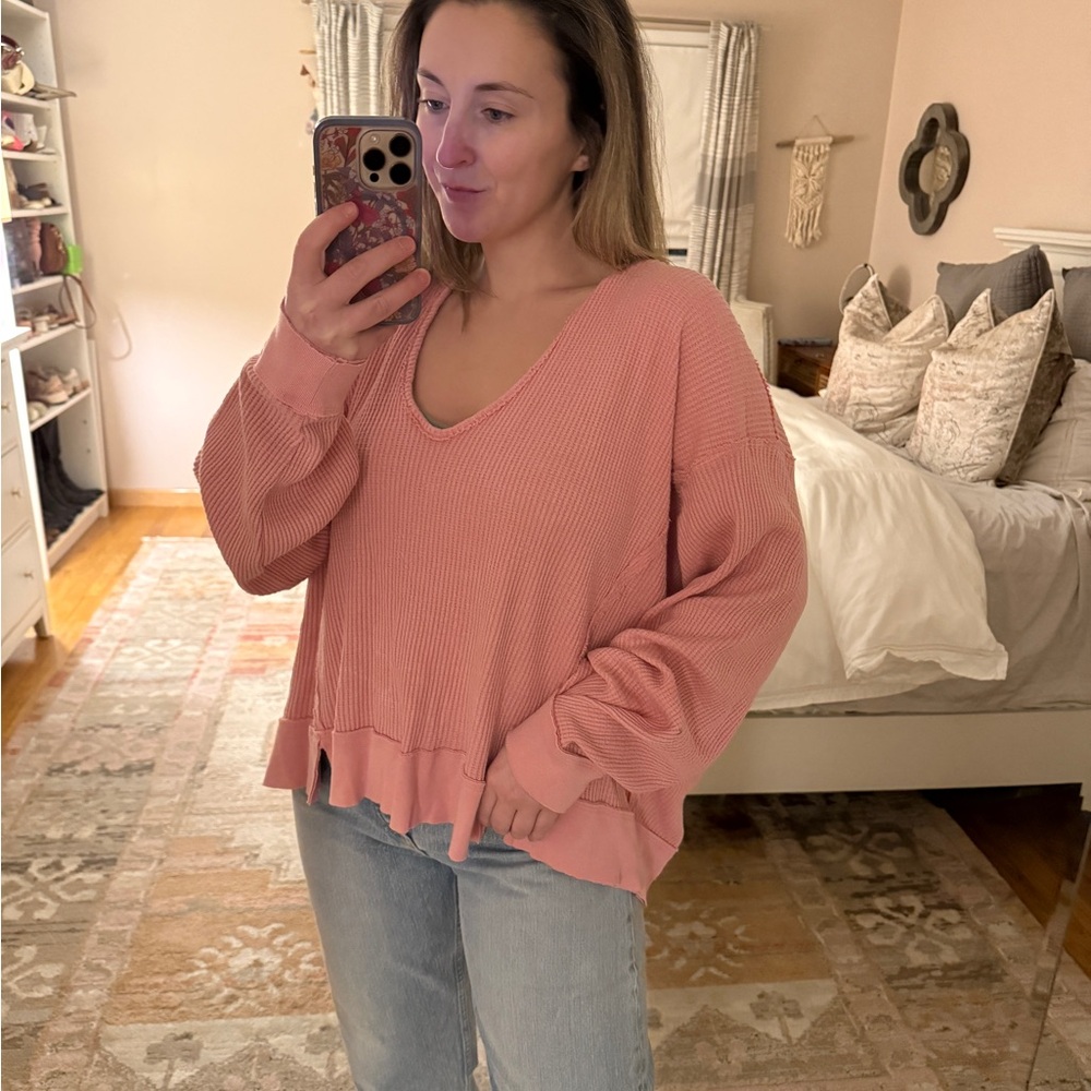We The Free Pink Top